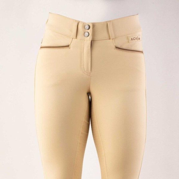 Agaso Beige Competition Breeches