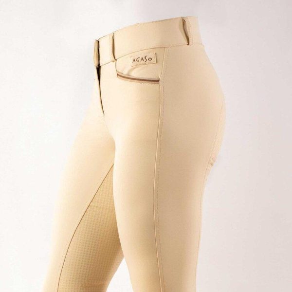 Agaso Beige Competition Breeches